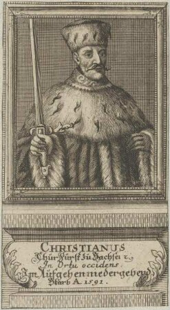Bildnis des Christianus I., Kurfürst von Sachsen