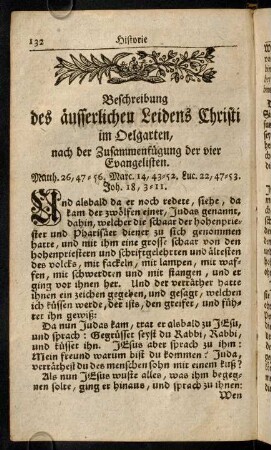 132-153, Historie; Die I. Betrachtung.