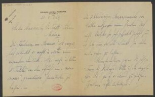 Brief an B. Schott's Söhne : 30.08.1929
