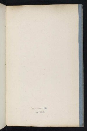 Buchdeckel, hinterer, Innenseite : Buchdeckel, hinterer, Innenseite, um 1794. Papier. 41,6 x 27 cm.