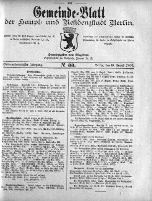 1906,33: No. 33, 19. August 1906