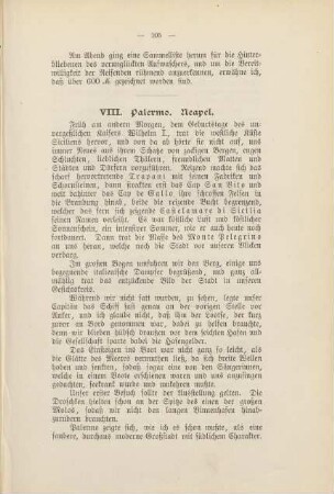 VIII. Palermo. Neapel