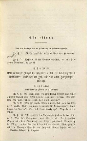 Fragebuch zu dem Lehrbuch der Geburtshülfe für Hebammen