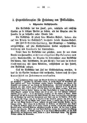 3. Organisationsplan für Gründung von Volksküchen