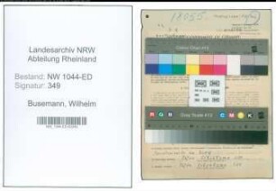 Entnazifizierung Wilhelm Busemann , geb. 11.12.1897 (Lehrer)