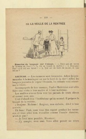59. La veille de la rentrée