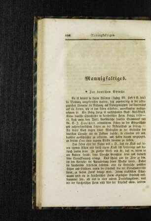 Zur deutschen Sprache