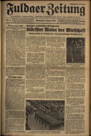 Ausgabe vom Mittwoch, den 29. Januar 1936.