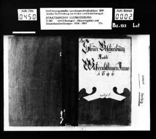 Steuerbeschreibungen und Steuerregister im Amt Wasseralfingen