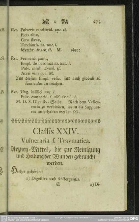 [II. Teil. Von äußerlichen Arzneimitteln]