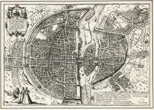 Französische Revolution 1789. Lutetia, vulgari nomine Paris. Aus: Tableau hist. de la Révol. franç..... Dresden: SLUB H.Gall.D7