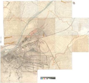 Fischer, Theodor; Schweinfurt (Bayern); Generalbaulinienplan - Stadtplan