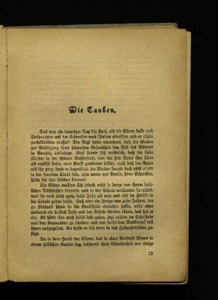 Die Tauben.
