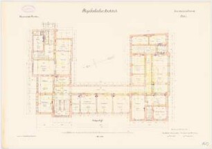 Universität Breslau Physikalisches Institut: Grundriss Erdgeschoss 1:100