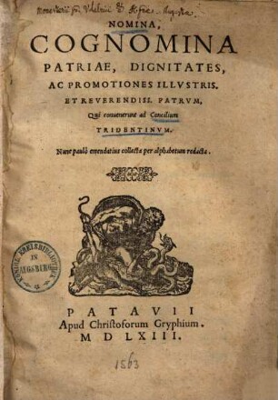 Orationes habitae in Concilio Tridentino 1563