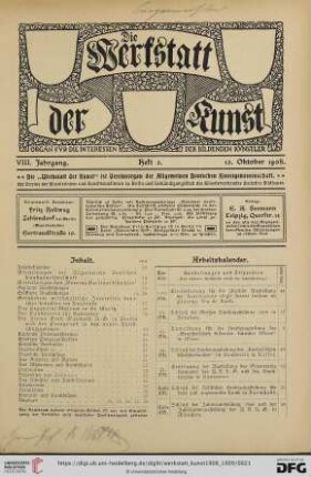 Heft 2 (12. Oktober 1908)