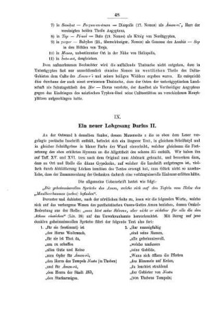 IX. Ein neuer Lobgesang Darius II.