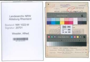 Entnazifizierung Alfred Wessler , geb. 07.06.1906 (Ingenieur)
