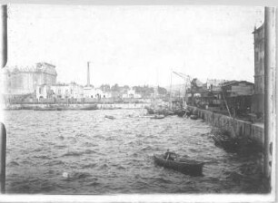 Türkei. Konstaninopel/Istanbul. Bahnhof Haydarpaşa / auch Haidar Pacha (1917 durch eine Explosion zerstört)