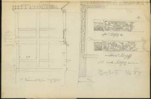 Ornamentik, Herford: Details (aus: Skizzen- und Fotoalbum 1)