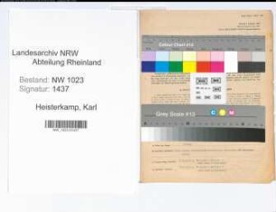 Entnazifizierung Karl Heisterkamp , geb. 28.06.1900 (Strassenbauunternehmer)