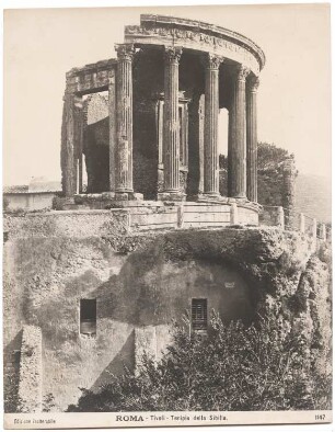 Vestatempel, Tivoli: Ansicht