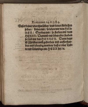 Romanor. 14. V. 7.8.9.
