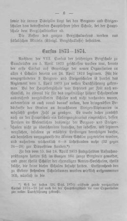 Cursus 1873-1874