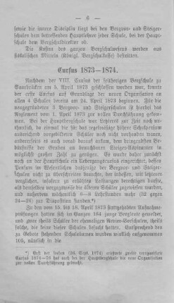 Cursus 1873-1874
