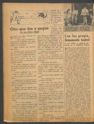 Con luz propia, como las estrellas, brilla Camila Quiroga en nuestro firmamento teatral