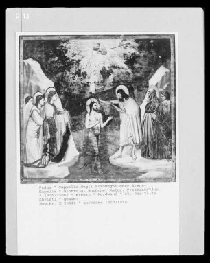 Marien- und Christusleben, Jüngstes Gericht, Allegorien der Tugenden und Laster — Marien- und Christusvita — Taufe Christi
