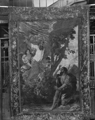 Bildteppich: Moses vor dem brennenden Busch