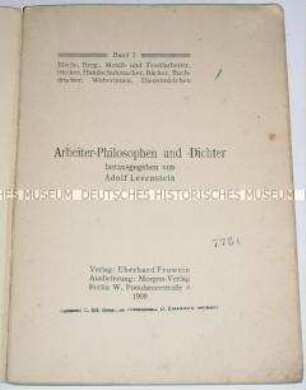 Arbeiter-Philosophen und -Dichter (Bd. 1)