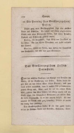 Das Großherzogthum Hessen-Darmstadt