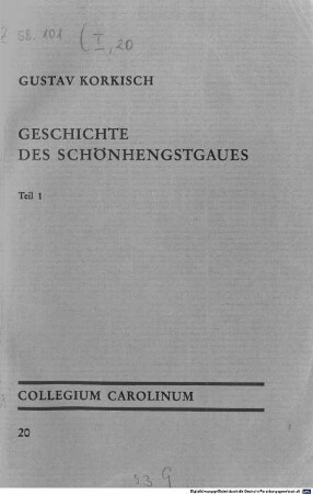 Geschichte des Schönhengstgaues. 1