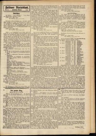 Dritte Ausgabe vom Samstag, den 06. April 1912.