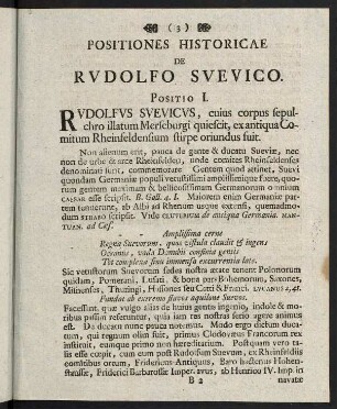 3-35, Positiones Historicae de Rudolfo Svevico