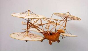 Der Flugwagen von Sir George Cayley (Modell)