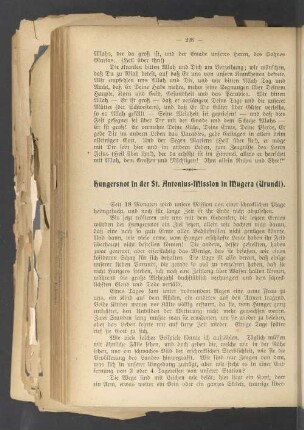 Hungersnot in der St. Antonius-Mission in Mugera (Urundi)