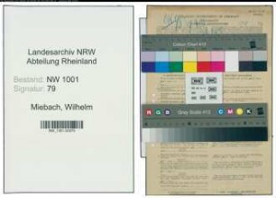 Entnazifizierung Wilhelm Miebach, geb. 19.08.1903 (Ingenieur)
