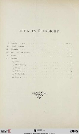 Inhalts-Übersicht