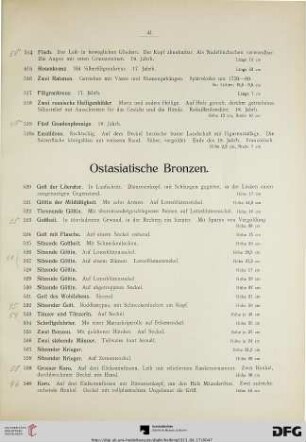Ostasiatische Bronzen (Nr. 520-547)