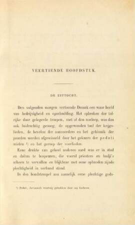 Veertiende hoofdstuk. De uittocht