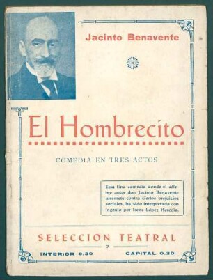 [Fotografía de Jacinto Benavente]