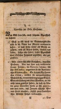 Gifthistorie des Thier-, Pflanzen- und Mineralreichs : nebst den Gegengiften, und der medicinischen Anwendung der Gifte, nach den neuesten Toxicologen
