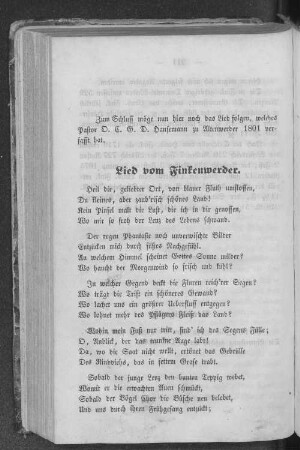 Lied vom Finkenwerder.