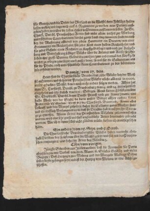 Dantzig/ vom 27. dito.