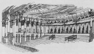 Richard-Wagner-Festspielhaus in Bayreuth, Ansicht des Ranges