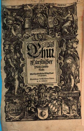 ChurFürstlicher Pfaltz Landt-Recht, [1]