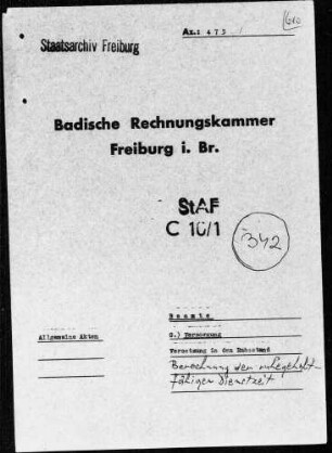 Versetzung in den Ruhestand und Berechnung der ruhegehaltsfähigen Dienstzeit